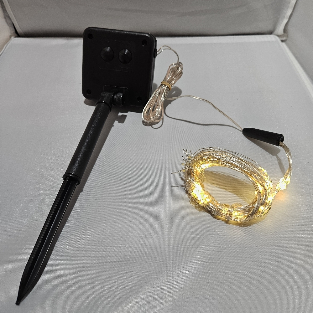 Solar Fairy String Lights for Watering Can Effect